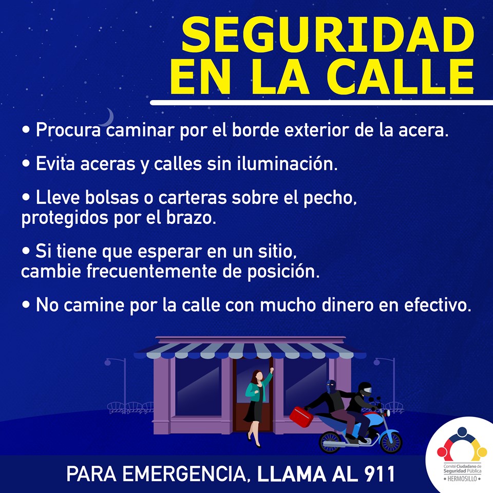 Campaña de seguridad en la calle