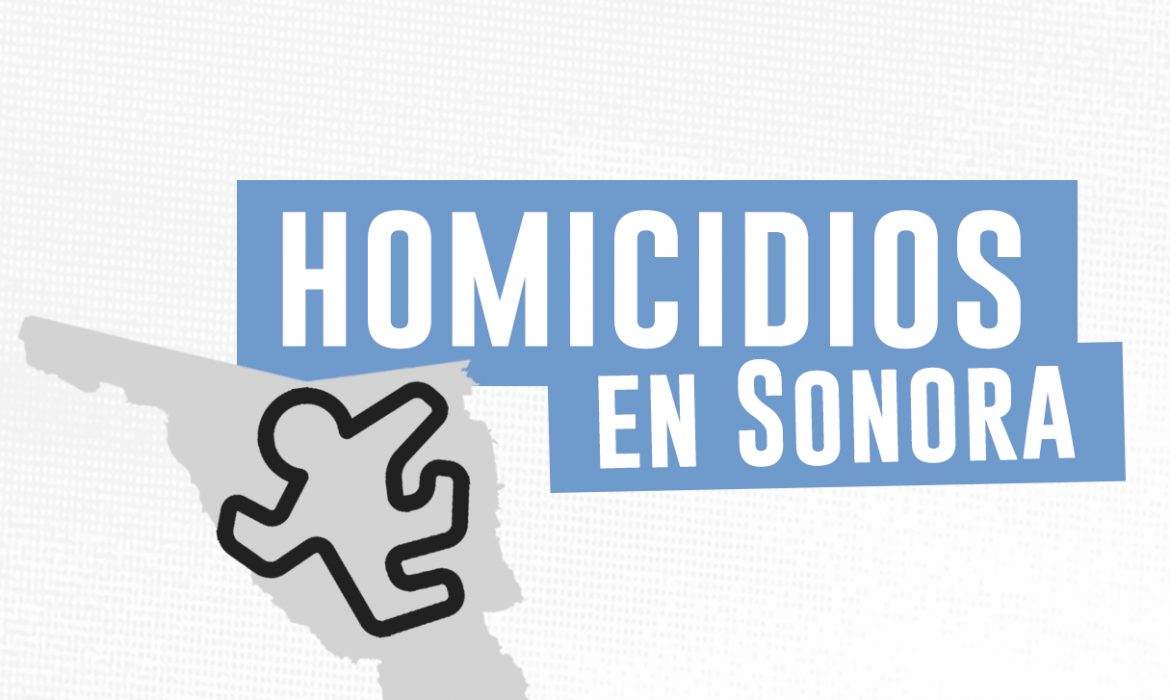 Reporte semanal de presuntos homicidios en Sonora (del 13 al 19 de julio)