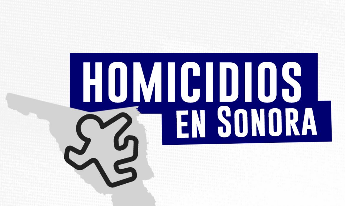 Reporte semanal de presuntos homicidios en Sonora (del 03 al 02 de agosto)