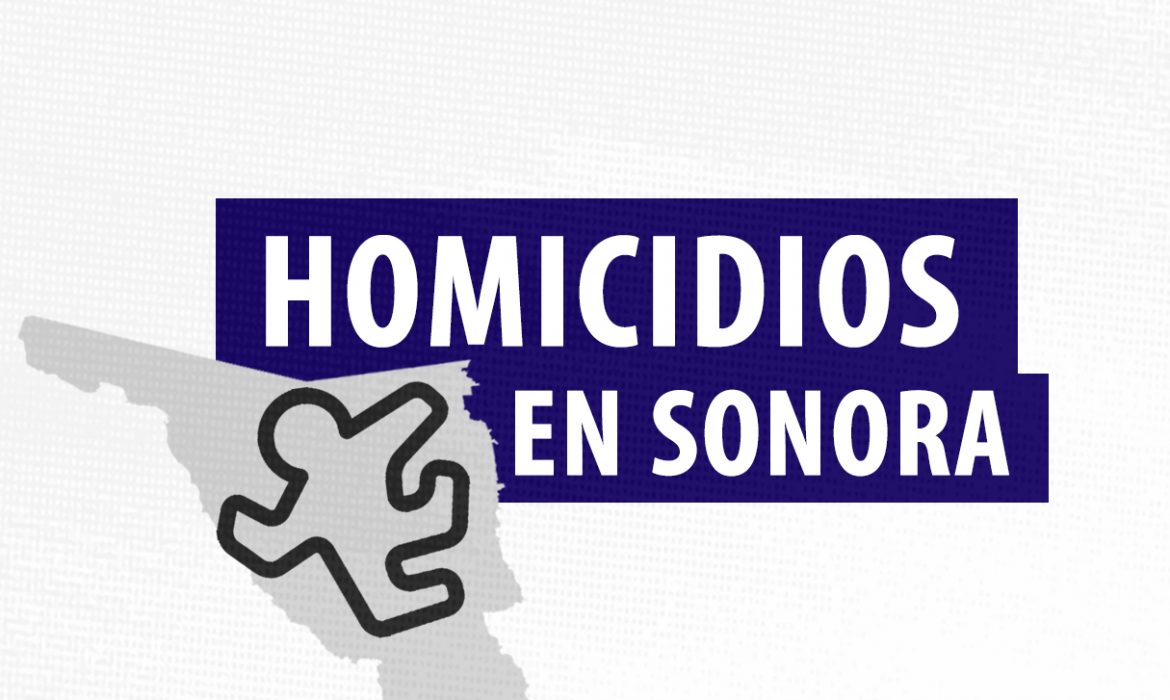 Reporte semanal de presuntos homicidios en Sonora (31 de agosto al 06 septiembre)
