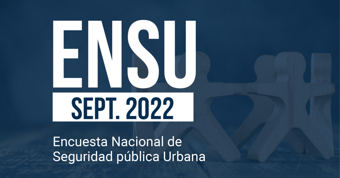 Encuesta Nacional de Seguridad Pública Urbana (ENSU),Tercer trimestre 2022